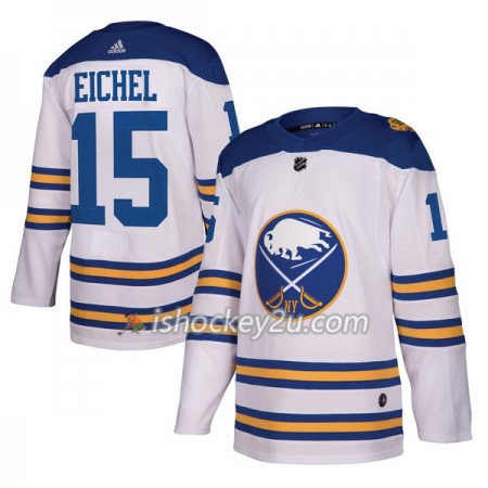 Mænd NHL Buffalo Sabres Trøje Jack Eichel 15 2018 Winter Classic Adidas Hvid Authentic